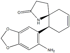 (5S,10S)-10-(6-Amino-1,3-benzodioxol-5-yl)-1-azaspiro[4.5]dec-7-en-2-one|