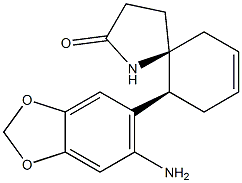  (5S,10S)-10-(6-Amino-1,3-benzodioxol-5-yl)-1-azaspiro[4.5]dec-7-en-2-one