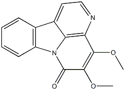 4,5-Dimethoxy-6H-indolo[3,2,1-de][1,5]naphthyridin-6-one,,结构式