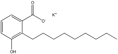 2-Nonyl-3-hydroxybenzoic acid potassium salt Structure