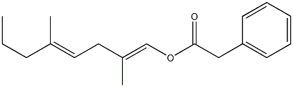  Phenylacetic acid 2,5-dimethyl-1,4-octadienyl ester