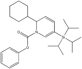 1,2-Dihydro-2-cyclohexyl-5-(triisopropylsilyl)pyridine-1-carboxylic acid phenyl ester|