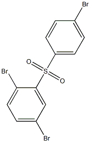 2,5-Dibromophenyl 4-bromophenyl sulfone Structure