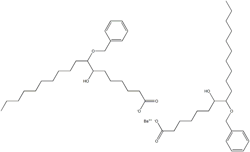  Bis(8-benzyloxy-7-hydroxystearic acid)barium salt