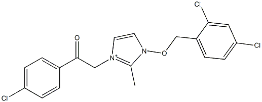  1-(2,4-Dichlorobenzyloxy)-2-methyl-3-(4-chlorophenylcarbonylmethyl)-1H-imidazol-3-ium