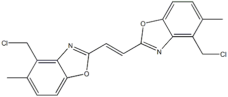 1,2-Bis(4-chloromethyl-5-methylbenzoxazol-2-yl)ethene