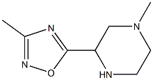 3-Methyl-5-(4-methylpiperazin-2-yl)-1,2,4-oxadiazole