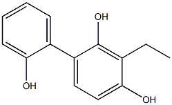 3-Ethyl-1,1'-biphenyl-2,2',4-triol Structure