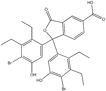 1,1-Bis(4-bromo-2,3-diethyl-5-hydroxyphenyl)-1,3-dihydro-3-oxoisobenzofuran-5-carboxylic acid