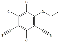2,4,5-Trichloro-6-ethoxyisophthalonitrile,,结构式