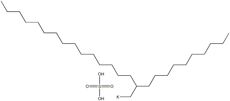 Sulfuric acid 2-decylheptadecyl=potassium salt