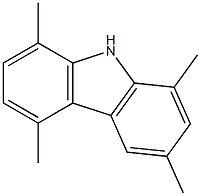 1,3,5,8-Tetramethyl-9H-carbazole,,结构式