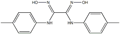 N,N'-Bis(4-methylphenyl)ethanediamide dioxime Structure