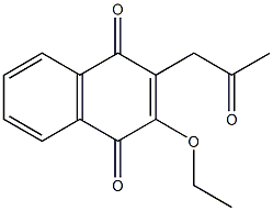 3-Ethoxy-2-acetonyl-1,4-naphthoquinone