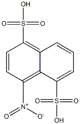 4-Nitro-1,5-naphthalenedisulfonic acid 结构式