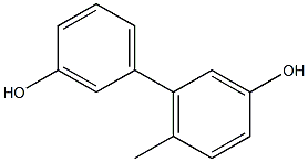 6-Methyl-1,1'-biphenyl-3,3'-diol,,结构式