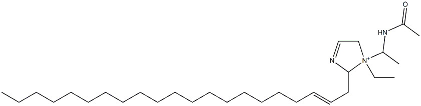 1-[1-(Acetylamino)ethyl]-1-ethyl-2-(2-henicosenyl)-3-imidazoline-1-ium Struktur