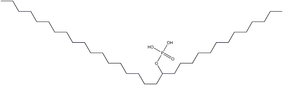 Phosphoric acid hydrogen octadecyltetradecyl ester Struktur