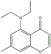 7-Methyl-5-(diethylamino)-4H-1-benzopyran-4-one