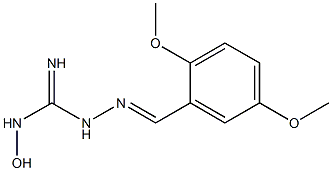 1-[(2,5-Dimethoxyphenyl)methyleneamino]-3-hydroxyguanidine|