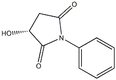 (2R)-2-Hydroxy-N-phenylsuccinimide Struktur
