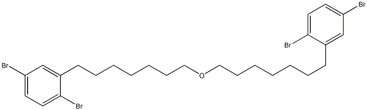 2,5-Dibromophenylheptyl ether 结构式