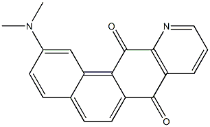 2-(Dimethylamino)naphtho[2,1-g]quinoline-7,12-dione,,结构式