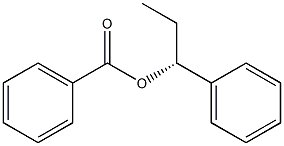 Benzoic acid (R)-1-phenylpropyl ester Struktur