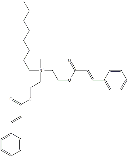 Bis[2-(cinnamoyloxy)ethyl](methyl)octylaminium