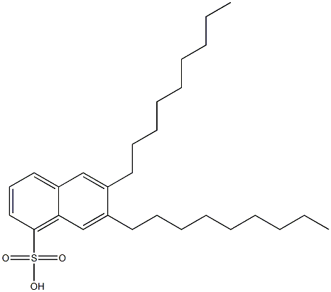 6,7-Dinonyl-1-naphthalenesulfonic acid,,结构式