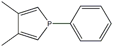 3,4-Dimethyl-1-phenyl-1H-phosphole,,结构式