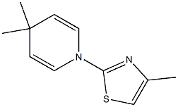 1,4-Dihydro-4,4-dimethyl-1-(4-methylthiazol-2-yl)pyridine