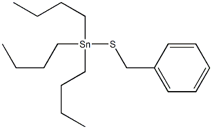 Tributyl(benzylthio)stannane 结构式