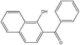 2-Benzoylnaphthalene-1-ol Structure