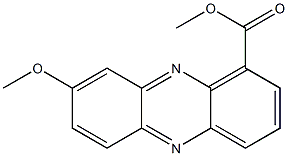 8-Methoxy-1-phenazinecarboxylic acid methyl ester Structure