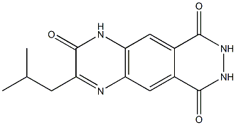 3-(2-Methylpropyl)pyridazino[4,5-g]quinoxaline-2,6,9(1H,7H,8H)-trione 结构式