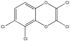 2,3,7,8-Tetrachloro-1,4-benzodioxin Structure