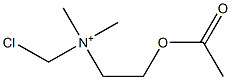  2-Acetyloxy-N-chloromethyl-N,N-dimethylethanaminium