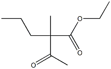 2-Acetyl-2-methylvaleric acid ethyl ester Struktur
