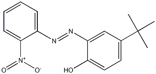 2-(2-Nitrophenylazo)-4-tert-butylphenol