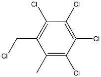 3,4,5,6-Tetrachloro-2-(chloromethyl)-1-methylbenzene Structure