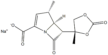  (4S,5S,6R)-4-Methyl-6-[(4R)-4-methyl-2-oxo-1,3-dioxolan-4-yl]-7-oxo-1-azabicyclo[3.2.0]hept-2-ene-2-carboxylic acid sodium salt