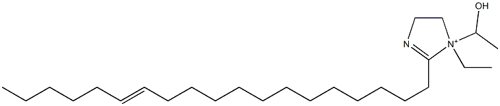 1-エチル-1-(1-ヒドロキシエチル)-2-(13-ノナデセニル)-2-イミダゾリン-1-イウム 化学構造式