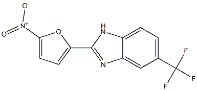 5-(Trifluoromethyl)-2-[5-nitrofuran-2-yl]-1H-benzimidazole|