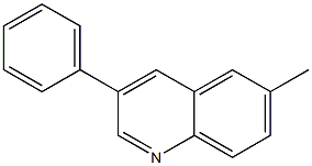 3-Phenyl-6-methylquinoline Structure
