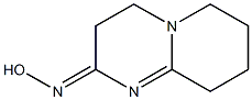 3,4,6,7,8,9-ヘキサヒドロ-2H-ピリド[1,2-a]ピリミジン-2-オンオキシム 化学構造式