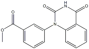  3-[(1,2,3,4-Tetrahydro-2,4-dioxoquinazolin)-1-yl]benzoic acid methyl ester