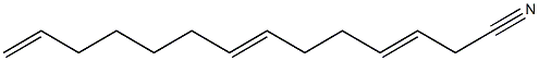 3,7,13-Tetradecatrienenitrile Structure