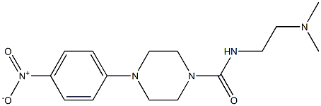 N-(2-Dimethylaminoethyl)-4-[4-nitrophenyl]piperazine-1-carboxamide