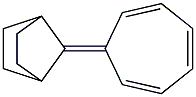 7-(2,4,6-Cycloheptatrien-1-ylidene)bicyclo[2.2.1]heptane,,结构式
